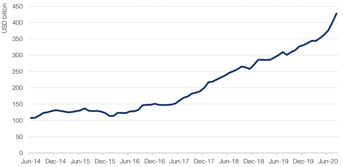 Foreign Ownership of Chinese Treasury and Agency Bonds